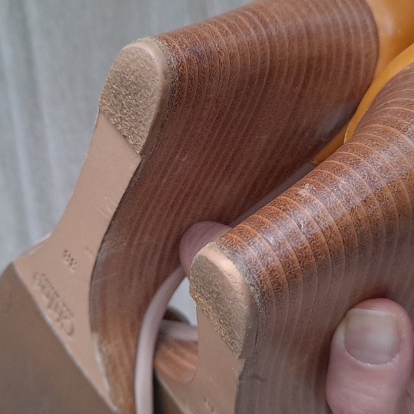 Chloe velcro ankle strap wedge sandals - Picture 6 of 16